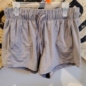 Athletic Works women's XS grey athletic shorts with elastic waist.